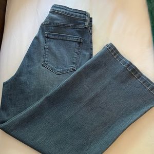 Just Black Denim Wide legged Cropped Jeans